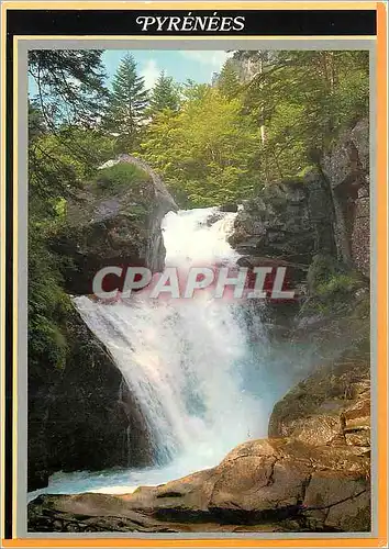 Cartes postales moderne Les Pyrenees Cascade du Cerisey 1297 m