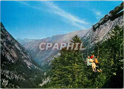 Cartes postales moderne Nos Belles Pyrenees Telesiege du Pont d'Espagne Alt 1500 m