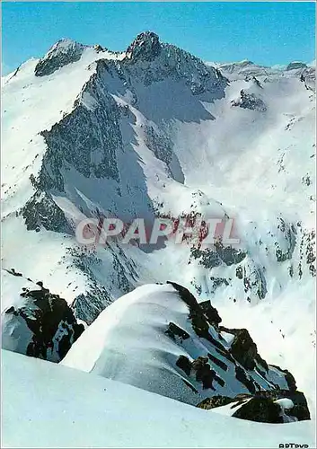Cartes postales moderne Les Pyrenees Sous la neige Face Nord du Pic Long alt  3194 m