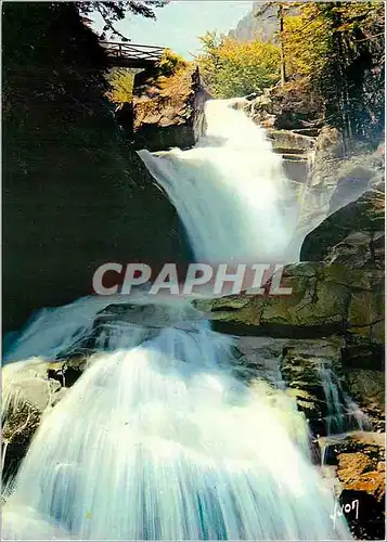 Cartes postales moderne Couleurs et Lumiere de France Les Pyrenees Environs de Cauterets (Hautes Pyr) Route du Pont d'Es