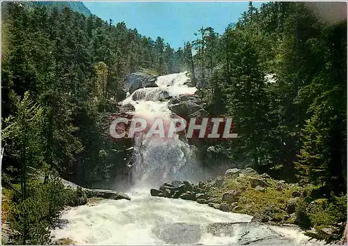 Cartes postales moderne Hautes Pyrenees Cauterets Cascade du Pont d'Espagne