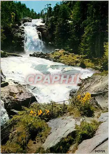 Cartes postales moderne Hautes Pyreneees Cauterets Cascade du Pont d'Espagne 1500m