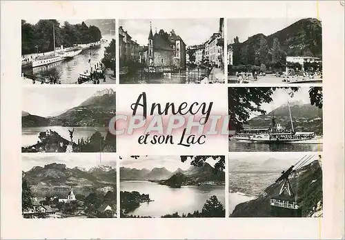 Cartes postales moderne Annecy et Son lac