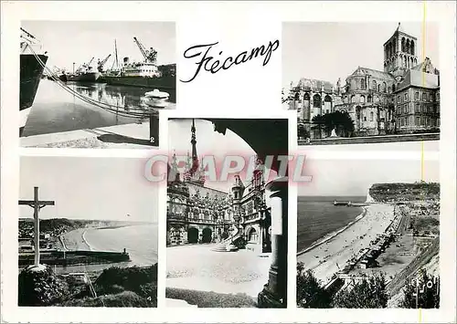 Cartes postales moderne Fecamp (Seine Inf) Distillerie de la Benedictine Terre Neuvas dans le Port