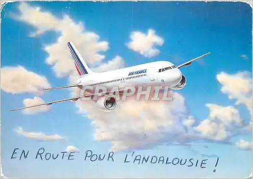 Cartes postales moderne En route pour l'Andalousie Airbus A320