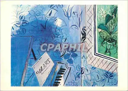 Moderne Karte Dufy le Mozart Bleu