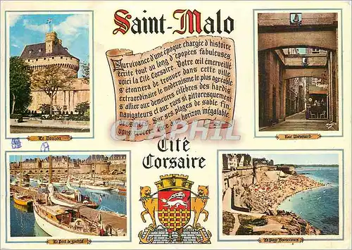 Cartes postales moderne Cote d'Emeraude Cite Corsaire Saint Malo