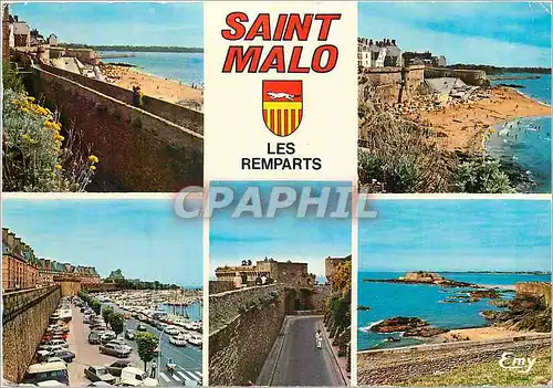 Cartes postales moderne Saint Malo Les Remparts