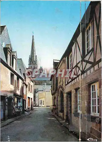 Cartes postales moderne Bazouges la Perouse (I et V) L'eglise et rue de l'eglise