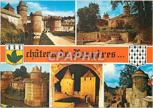 Cartes postales moderne Le chateau de Fougeres Ile et Vilaine)