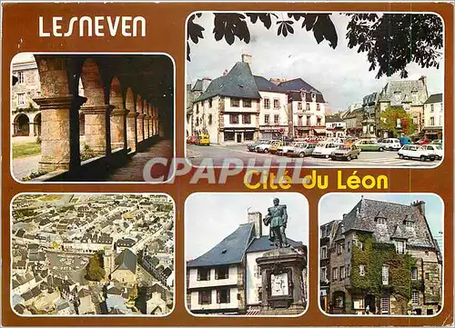 Moderne Karte Couleurs de Bretagne Lesneven Le cloitre du couvent de la retraite