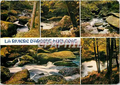 Moderne Karte Couleurs de Bretagne Huelgoat La riviere d'argent en sous bois