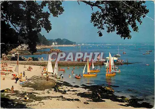 Cartes postales moderne La Bretagne Pittoresque sur la baie de la foret Fouesnant La cale de Beg Meil en Fouesnant