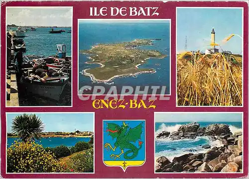 Cartes postales moderne Couleurs de Bretagne Ile de Batz Vues generales