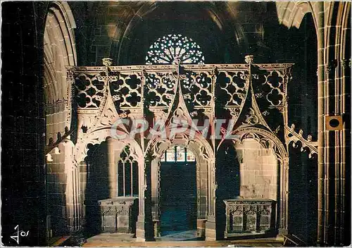 Cartes postales moderne Couleurs de Bretagne La Folgoet (Finistere) Jube du XVe s