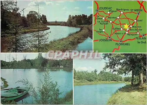 Cartes postales moderne A mi chemin entre le Golf du Morbihan et la cote d'Emeraude un ecrin de verdure le site de la gr