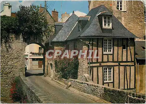 Moderne Karte La Bretagne Pittoresque Vannes (Gwened nom breton) Vieille maison pres des jardins rue de la por