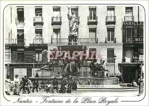 Cartes postales moderne Nantes (Loire Atlantique) La fontaine de la place Royale