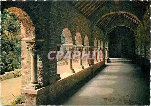 Moderne Karte Saint Martin du Canigou (environs de Vernet les Bains) Le cloitre de l'Abbaye