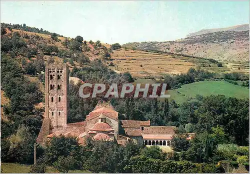 Moderne Karte Saint Michel de Cuxa (environs de prades) Abbaye de Saint Michel le Cuxa fondee au IXe s