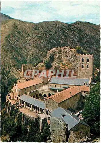Cartes postales moderne Saint Martin du Canigou (environs de Vernet les Bains) l'Abbaye (fondee au XIe s)