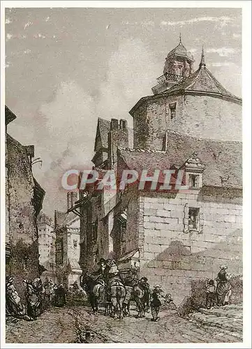 Cartes postales moderne Nantes autrefois La rue de la Poissonnerie (actuelle rue de la Paix)