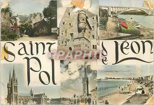 Cartes postales moderne Bretagne Saint Pol de Leon La Manoir de Kersaliou