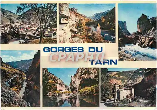Cartes postales moderne Les gorges du Tarn Le Pas de Soucy Environs des Vignes