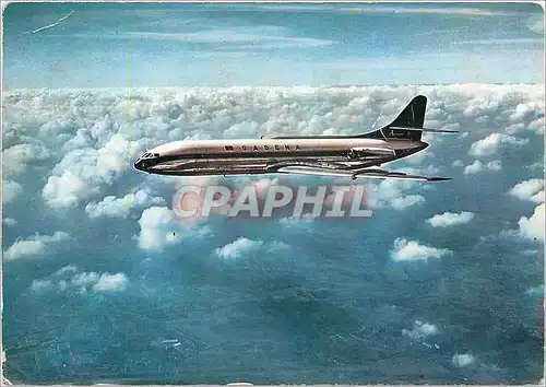 Cartes postales moderne Dans le ciel de France Caravelle de la Compagnie Sabena Aviation