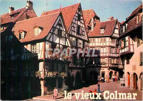 Cartes postales moderne Colmar (Haut Rhin) La rue des Marchands