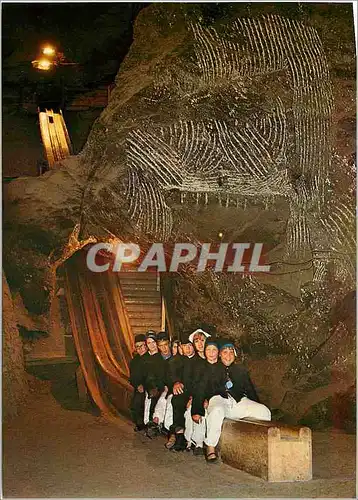 Cartes postales moderne Kaiser Franz Rutsche Im Salzbergwek Berchtesgaden