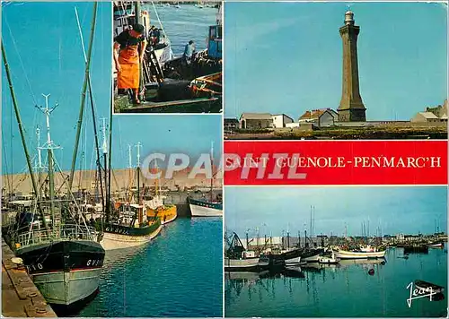 Cartes postales moderne La Bretagne Saint Guenole Penmarch Thoniers de repos