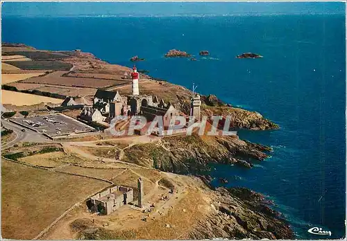 Cartes postales moderne Pointe St Mathieu (N-Finist) Vue generale aerienne Le phare