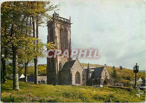 Cartes postales moderne Bretagne Saint Herbot (Finistere) L'eglise et le placitre