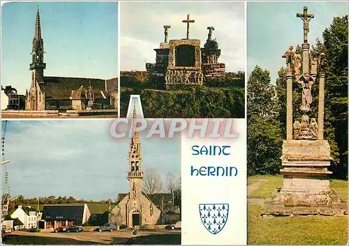 Cartes postales moderne Bretagne Saint Hernin (Finistere) L'un des charmants bourgs du Poher