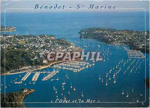 Cartes postales moderne Bretagne Quimper (Finistere) Bords de l'Odet Vieilles maisons