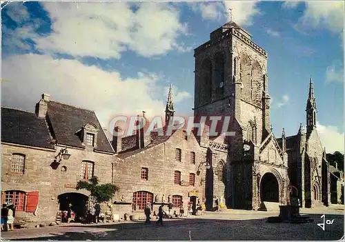 Cartes postales moderne Bretagne Locronan (Finistere) Ensemble de la place l'Eglise du XVe siecle et les vieilles maison