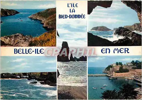 Cartes postales moderne Belle ile en mer (Morbihan) La Cote Sauvage