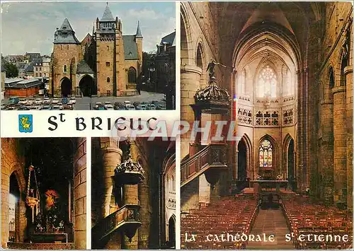 Cartes postales moderne Bretagne Saint Brieuc La Cathedrale St Etienne XVe siecle