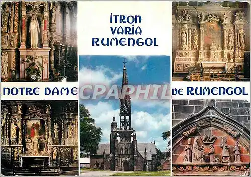 Cartes postales moderne Bretagne Notre dame de rumengol