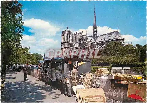 Moderne Karte Paris Notre Dame Les Bouquinistes Quai de Montebello