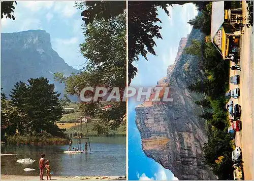 Cartes postales moderne Aux environs de chambery et de challes les eaux un charmant coin de Baignade au pied du Mont Gra