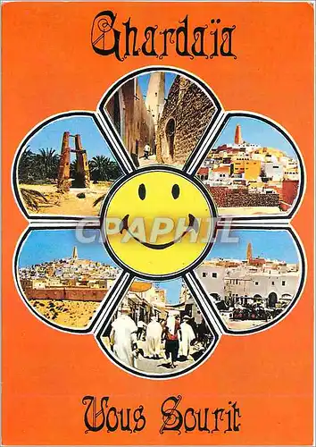 Cartes postales moderne Ghardaia (Algerie) Ancienne rue de Ghardaia le puits vue generale