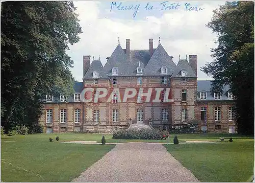 Moderne Karte Fleury La Foret Eure Le chateau