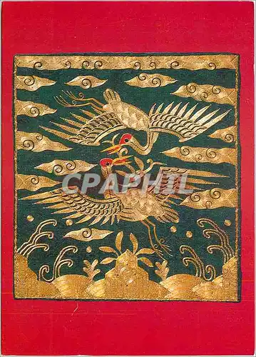 Cartes postales moderne Double Crane Insignia Korean XVII