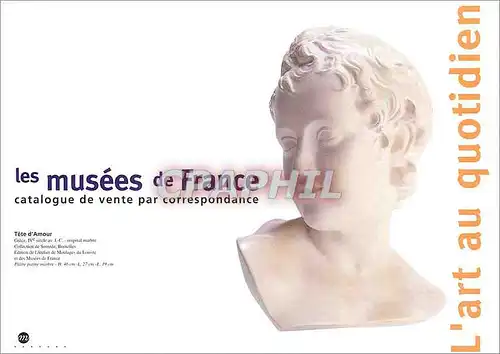 Moderne Karte Les musees de France Tete d'amour Grece