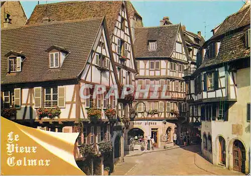 Cartes postales moderne L'Alsace Pittoresque Colmar (Haut Rhin) Maisons typique de l'entree de la rue des Marchands