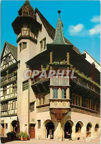 Moderne Karte Au pays de Cigognes Colmar (Haut Rhin) La maison P fister