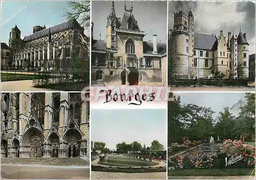 Cartes postales moderne Les Merveilles du Berry Bourges (Cher) Abside de la Cathedrale