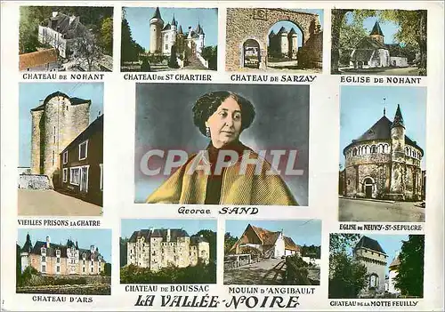 Cartes postales moderne La Vallee Noire Region du Bas Berry de l'arrodissement de la chatre Invetee et decrite par georg